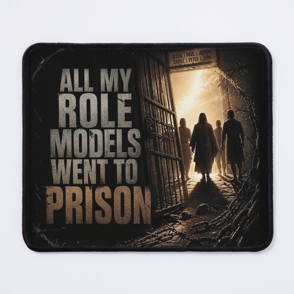 Item preview, All My Role Models Went to Prison T-Shirt | Christian Tee | Biblical Shirt designed and sold by Reverielook.