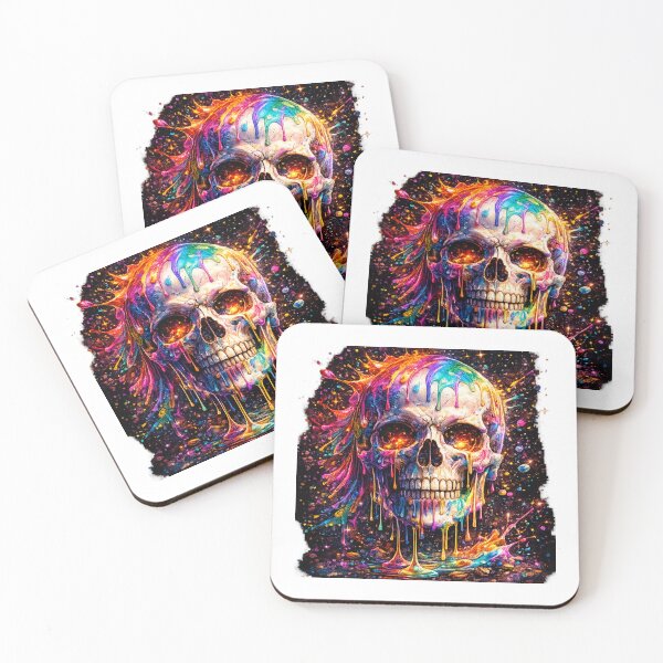 Item preview, Paint Drip Skull designed and sold by PeterPunkt.