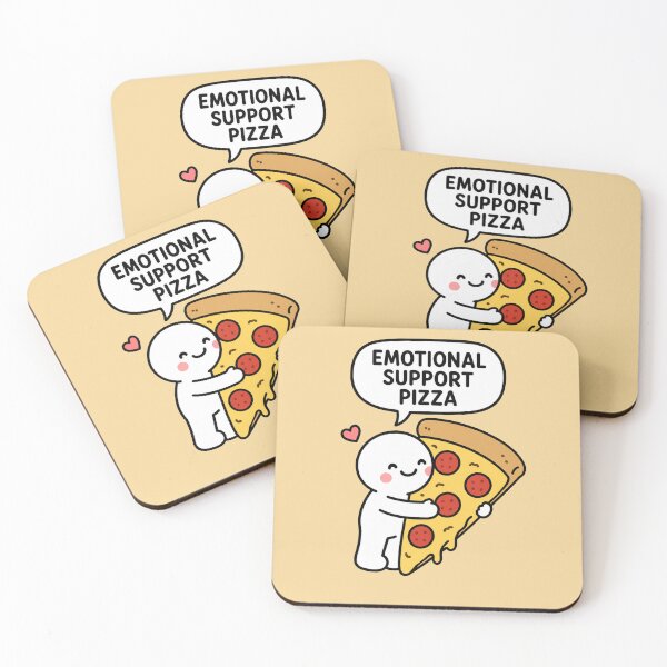 Item preview, Emotional Support Pizza Meme designed and sold by MonkiFlipp.