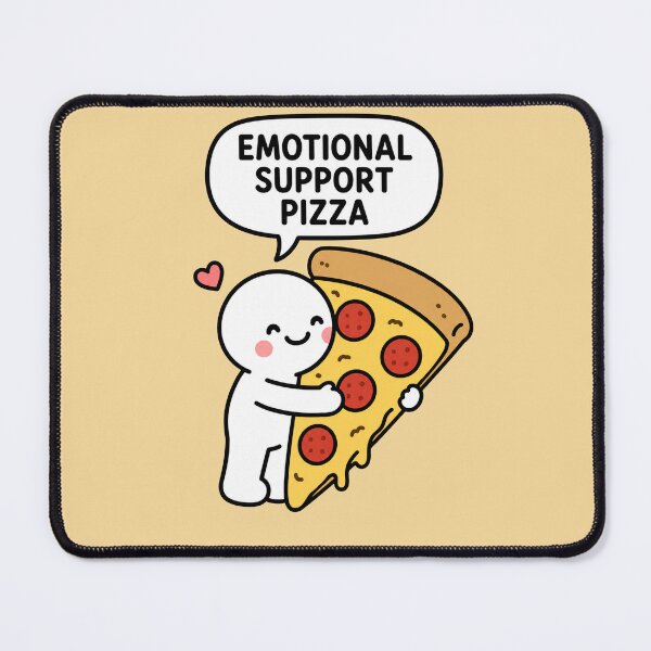 Item preview, Emotional Support Pizza Meme designed and sold by MonkiFlipp.