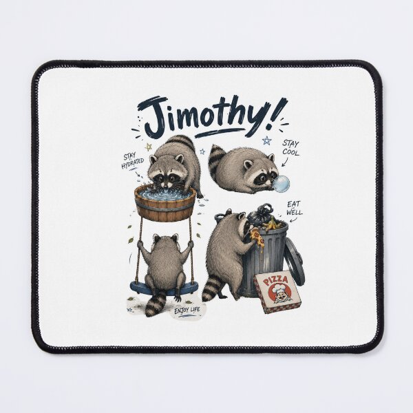 Item preview, Jimothy Raccoon - Viral Seattle Raccoon, Short Spine Syndrome Raccoon designed and sold by PatternFly.