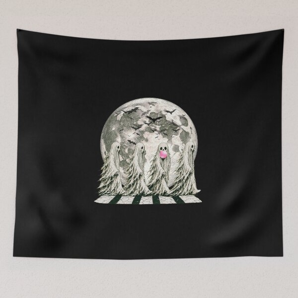 Item preview, Ghost Bubble Gum Parody Halloween Abbey Shirt designed and sold by SjoyStudio.
