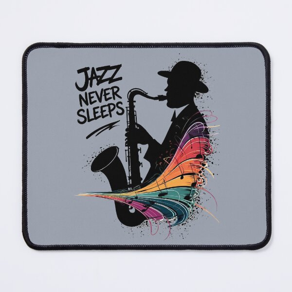 Item preview, Jazz Never Sleeps - International Jazz Day designed and sold by Art-Arcade6.