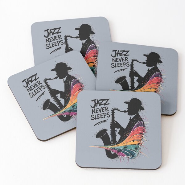Item preview, Jazz Never Sleeps - International Jazz Day designed and sold by Art-Arcade6.