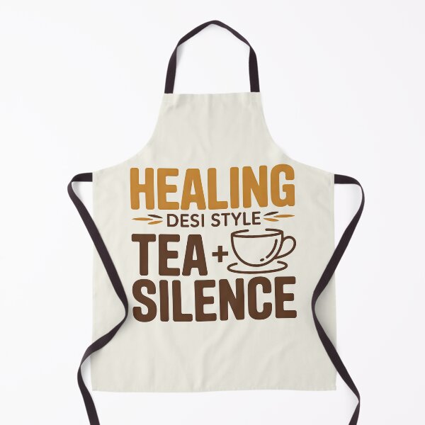 Item preview, Healing Desi Style – Chai & Silence Quote Design designed and sold by Swati Art Shop.