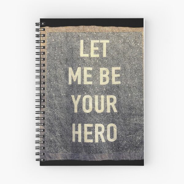 Item preview,  Let Me Be Your Hero - Glitter Texture Typography designed and sold by Creatby7030.