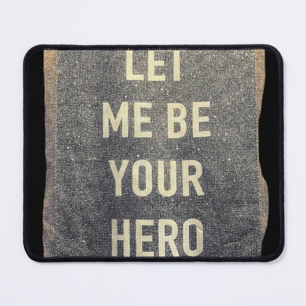 Item preview, Let Me Be Your Hero - Glitter Texture Typography designed and sold by Creatby7030.