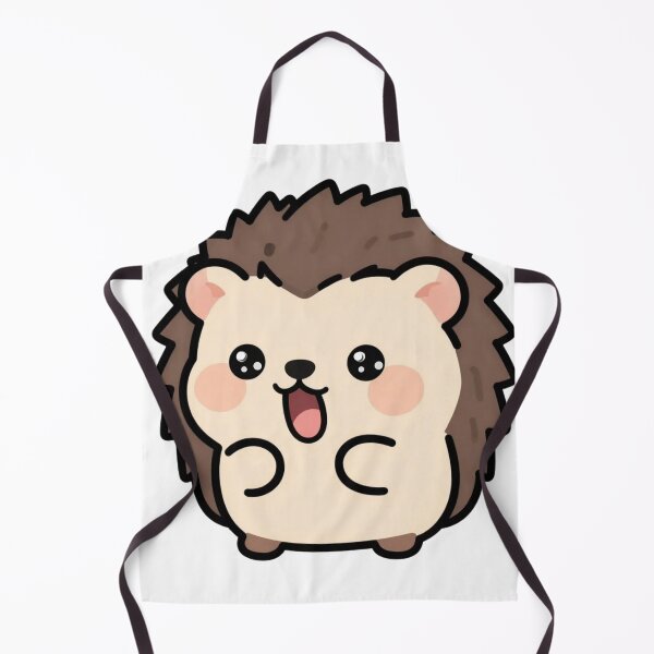 Item preview, Cute Excited Kawaii Hedgehog Cartoon | Adorable Hedgehog Sticker & Gift Design designed and sold by Rood Art Studio.