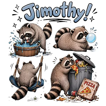Artwork thumbnail, jimothy Raccoon by PatternFly