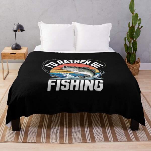 Item preview, Men's Fishing Id Rather Be Fishing Graphic Tee Funny Fishing  designed and sold by peachlovey.