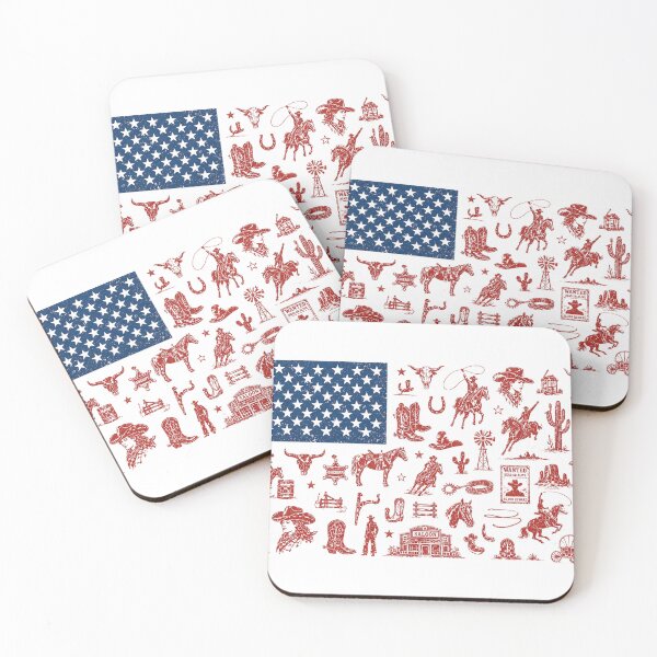 Item preview, Western Patriotic Rodeo  Trendy 250 Years USA Flag  designed and sold by SjoyStudio.