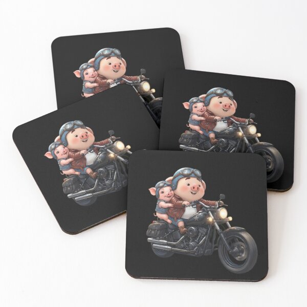Item preview, Piggies on the Motorcycle designed and sold by myfavoritegifts.