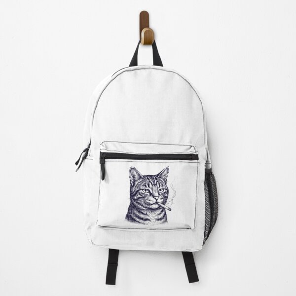 Item preview, Smoking Cat Vintage Engraving designed and sold by dudelinart.