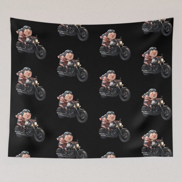 Item preview, Piggies on the Motorcycle designed and sold by myfavoritegifts.