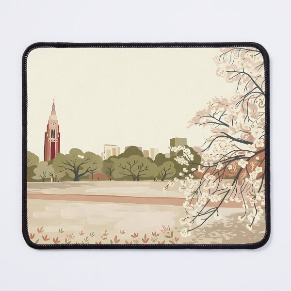Item preview, Tokyo Sakuta Park- Hand Draw Japanese Skyline Wall Art designed and sold by Arch & Avenue.