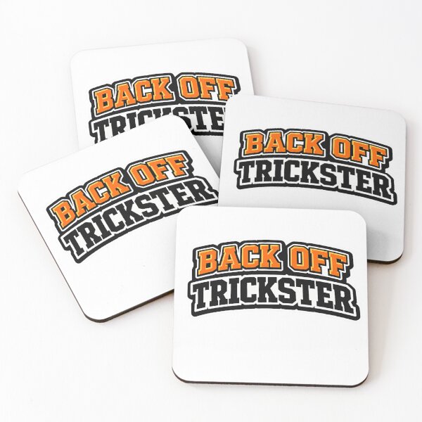 Item preview, Back Off Trickster Funny Sarcastic Sticker designed and sold by Moonveil_Studio.