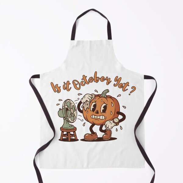 Item preview, Retro Rubberhose Sweating Pumpkin Is It October Yet designed and sold by KnockingLouder.