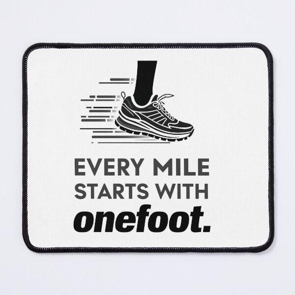 Item preview, Every Mile Starts With Onefoot Amputee Runner Prosthetic Recovery T-Shirt designed and sold by pawsome purrfect.