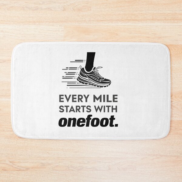 Item preview, Every Mile Starts With Onefoot Amputee Runner Prosthetic Recovery T-Shirt designed and sold by pawsome purrfect.