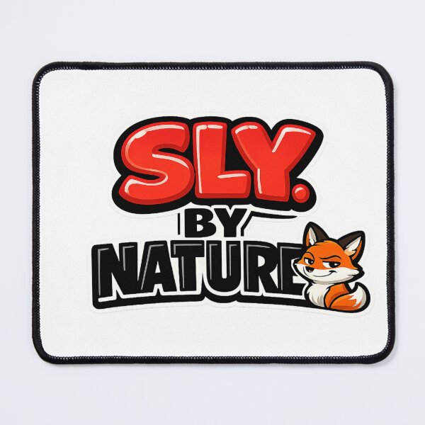 Item preview, Sly By Nature Cute Fox Funny Sticker designed and sold by Moonveil_Studio.