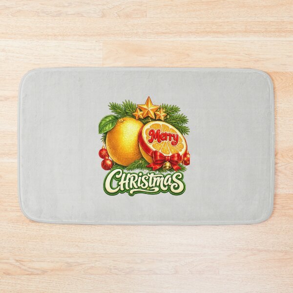 Item preview, Youth Style Christmas Orange Graphic with Bouncy Calligraphy designed and sold by annenambiro.
