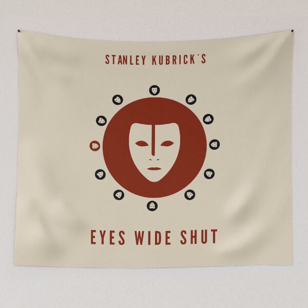Item preview, Eyes Wide Shut Minimalist Poster | Stanley Kubrick | Psychological Drama | Cinephile Wall Art designed and sold by MORKINO POSTERS.