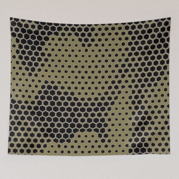 Item preview, Tactical Hex Camouflage Pattern - Modern Olive Green Hexagon Camo Texture designed and sold by LYAN-STORE.