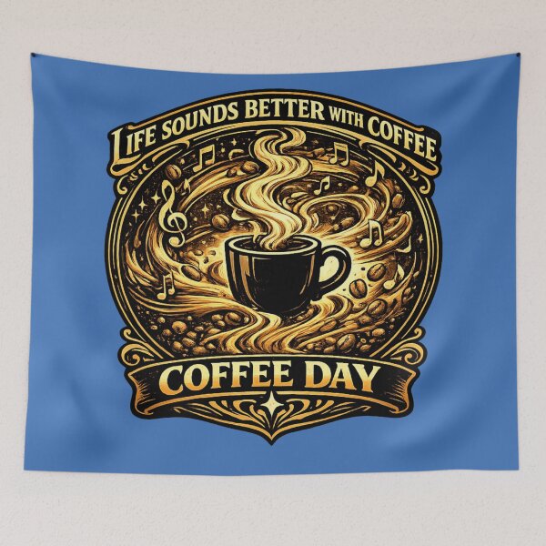 Item preview, Follow the Aroma | Vintage Coffee Day Artwork designed and sold by irfanshikh.