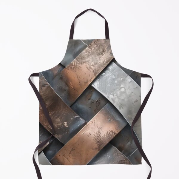 Item preview, Industrial Woven Metal Texture - Modern Copper and Steel Weave Pattern designed and sold by LYAN-STORE.