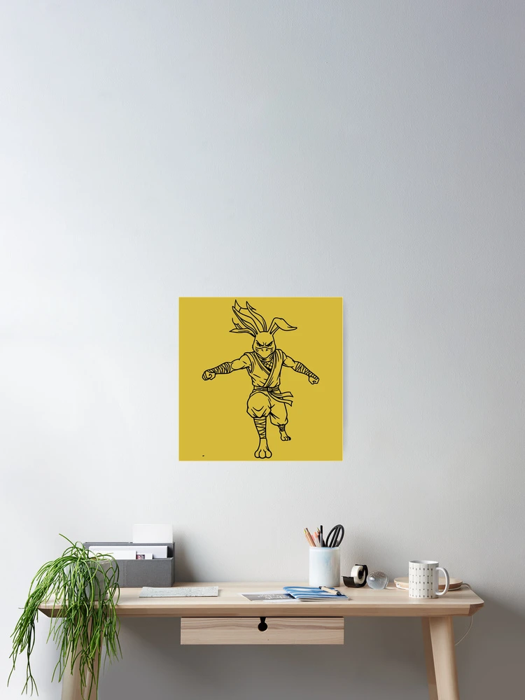 Thumbnail 2 of 3, Poster, Mythical Rabbit designed and sold by stoinispro.