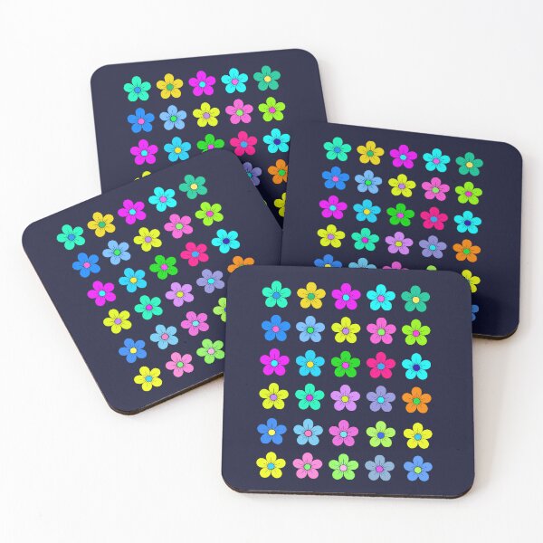 Item preview, Colorful Retro Flower Grid | Cute Floral Aesthetic T-Shirt designed and sold by Aimetoi.