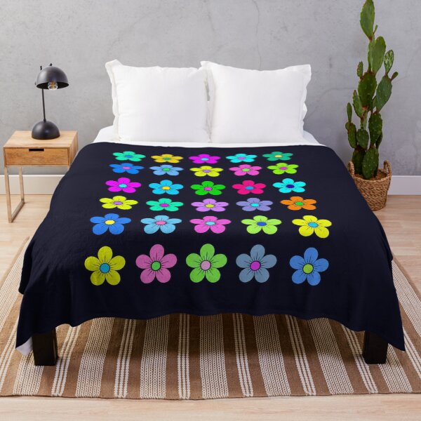 Item preview, Colorful Retro Flower Grid | Cute Floral Aesthetic T-Shirt designed and sold by Aimetoi.