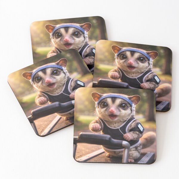 Item preview, Sugar Glider Cardio – Running on Snacks and Determination designed and sold by OneStepFromArt.