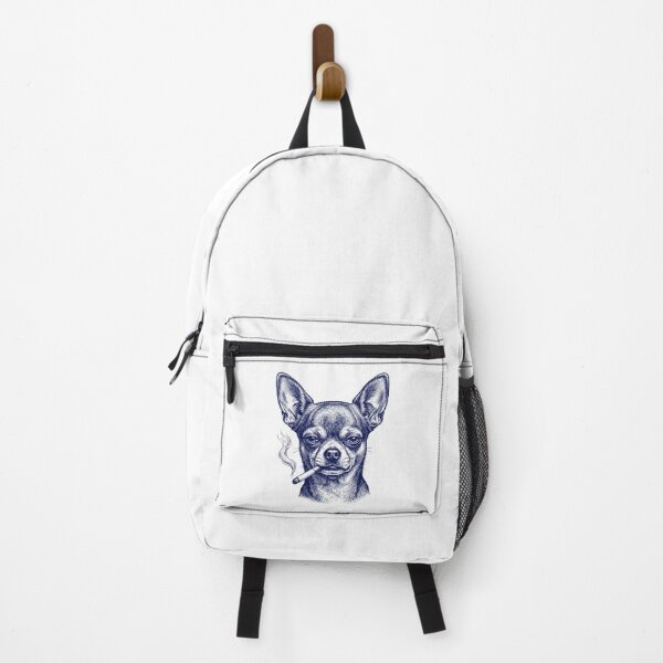 Item preview, Smoking Chihuahua Funny Dog designed and sold by dudelinart.