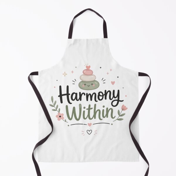 Item preview, Harmony Within Cute Zen Typography | Mindfulness Quote | Kawaii Wellness Aesthetic Sticker designed and sold by Sanika arts .