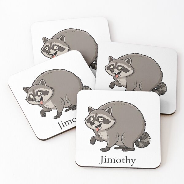 Item preview, Jimothy Funny Raccoon Cartoon | Viral Meme Cute Chubby Raccoon designed and sold by Sekla-Studio.