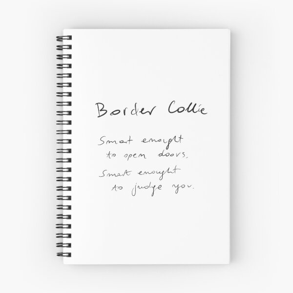 Item preview, The unofficial Border collie manual, funny dog owner gift designed and sold by Malvamalu.