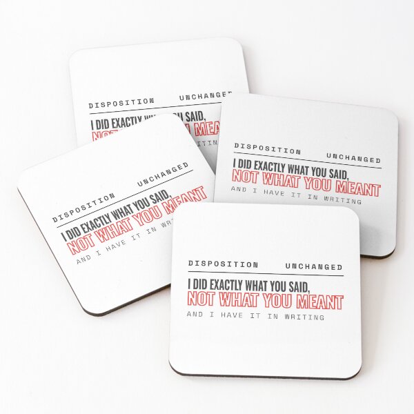 Item preview, What You Said Not What You Meant Sarcastic Quote designed and sold by Studio Deadpan.