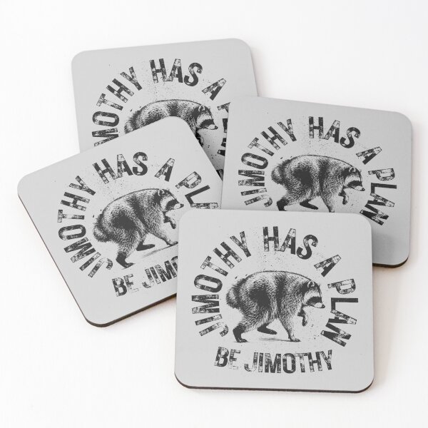 Item preview, Jimothy Has a Plan Funny Viral Raccoon Illustration designed and sold by merchxwear.