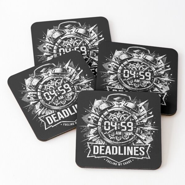 Item preview, Dark Academia Grunge Deadlines Fueling My Chaos Funny Student College Art designed and sold by thoughtswear.