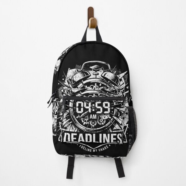 Item preview, Dark Academia Grunge Deadlines Fueling My Chaos Funny Student College Art designed and sold by thoughtswear.