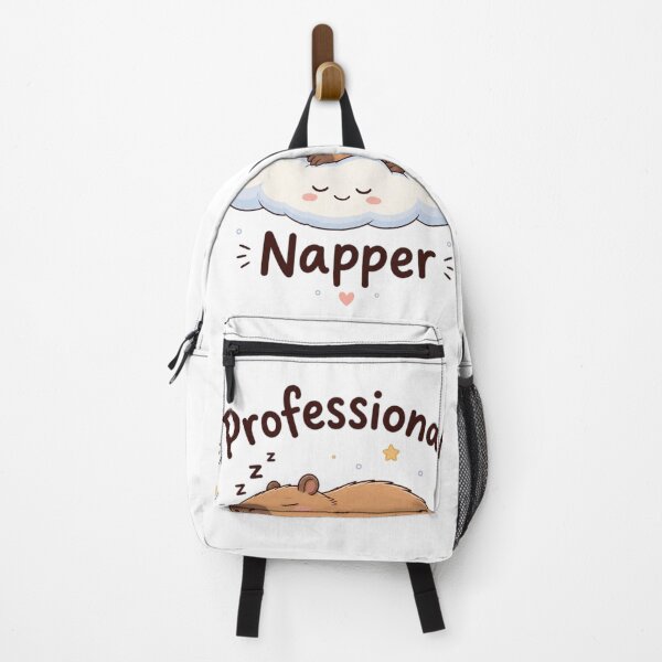 Item preview, Professional Napper Cute Sleeping Capybara on Cloud Kawaii Animal Funny Cozy Aesthetic Sticker designed and sold by Sanika arts .