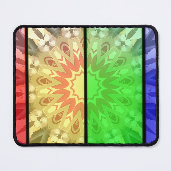 Item preview, Mandala Kaleidoscope – Red, Orange, Green & Blue | Abstract Geometric Art designed and sold by TrezeTreze.