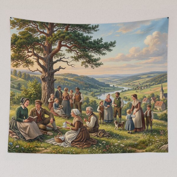 Item preview, Harmonious rural community designed and sold by Sigtrix.