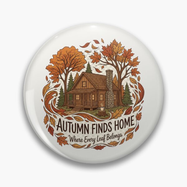 Item preview, Autumn Finds Home Cozy Fall Artwork | Premium Autumn Nature Design designed and sold by Amr Darwish Graphic designer.