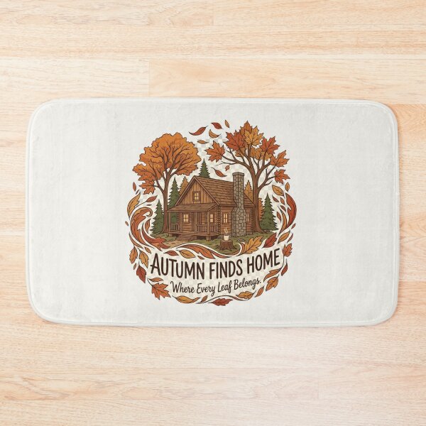 Item preview, Autumn Finds Home Cozy Fall Artwork | Premium Autumn Nature Design designed and sold by Amr Darwish Graphic designer.