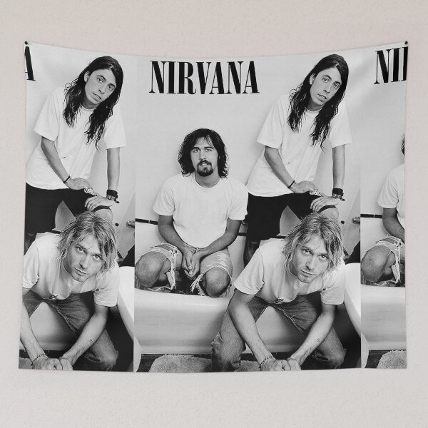 Item preview, All Member From Nirvana Black And White designed and sold by sarexgasruk.