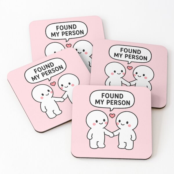 Item preview, Found My Person Cute Couple designed and sold by MonkiFlipp.