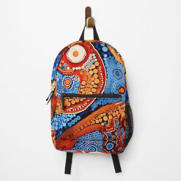 Item preview, Aboriginal Inspired Dot Art - Ocean Sunset Abstract designed and sold by GrinGalore.