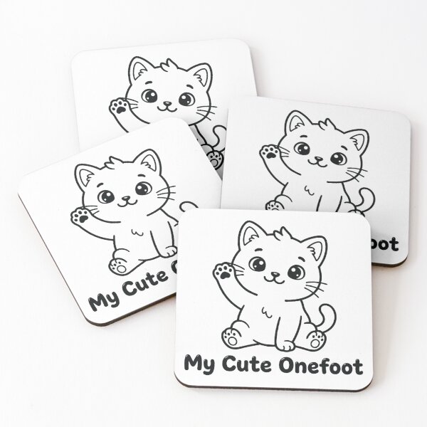 Item preview, My Cute Onefoot Funny Amputee Cat Lover One-Legged Recovery Sticker designed and sold by pawsome purrfect.
